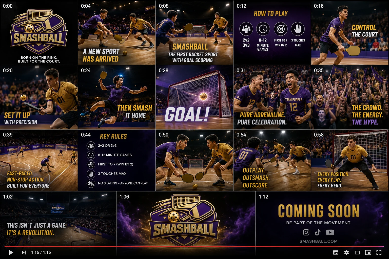 SmashBall trailer storyboard